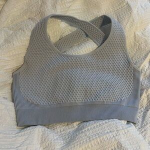 Cute light blue sports bra!!
